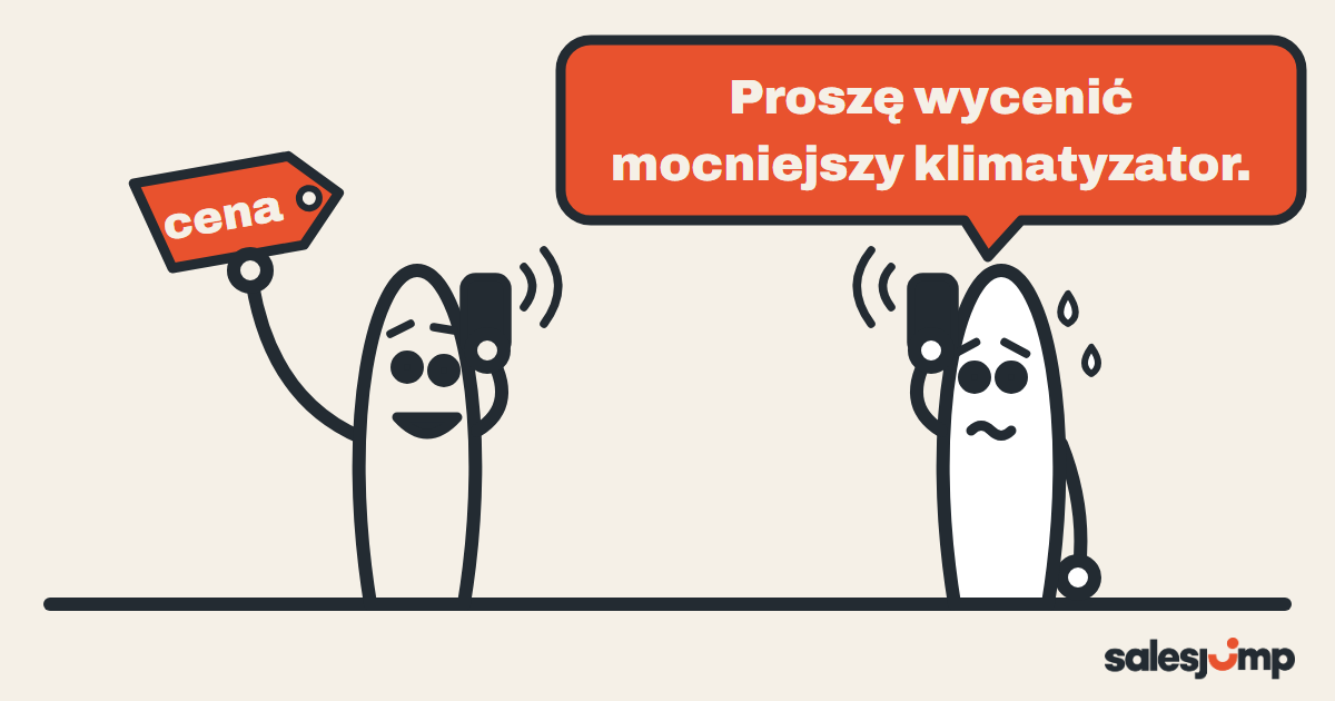 Badanie potrzeb klienta: pytania otwarte w rozmowie handlowej 11 Kartka A4 na rozmowę w dwóch krokach: najpierw problem i efekt klienta, potem propozycja i cena