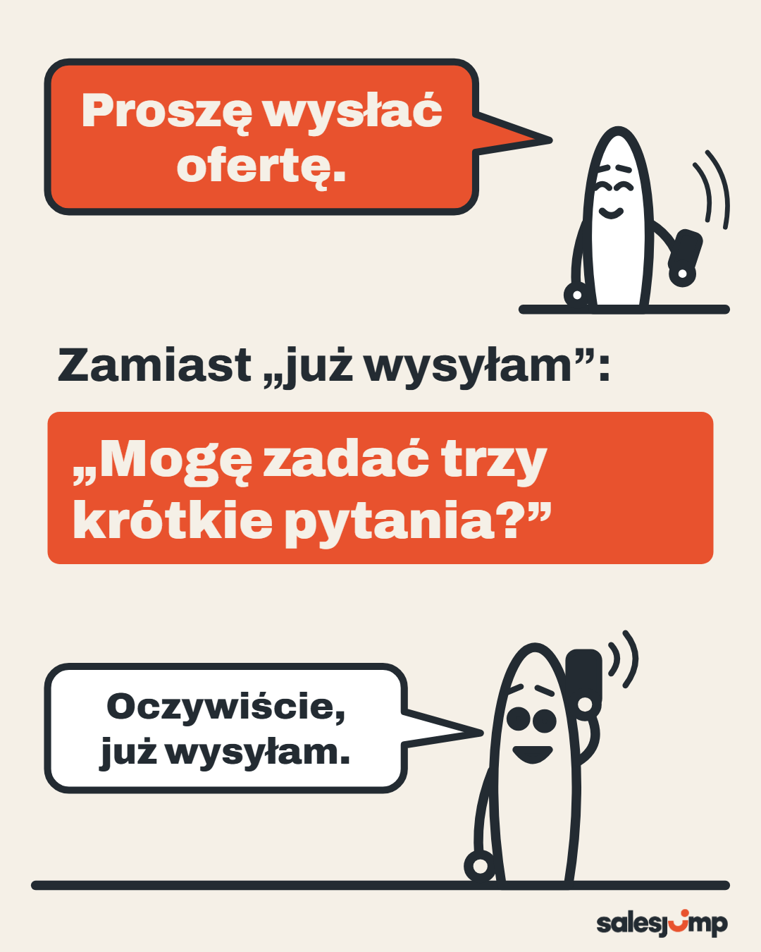 Czego nie mówić klientowi, który prosi o ofertę: zamiast „już wysyłam” zapytaj, czy możesz zadać trzy krótkie pytania