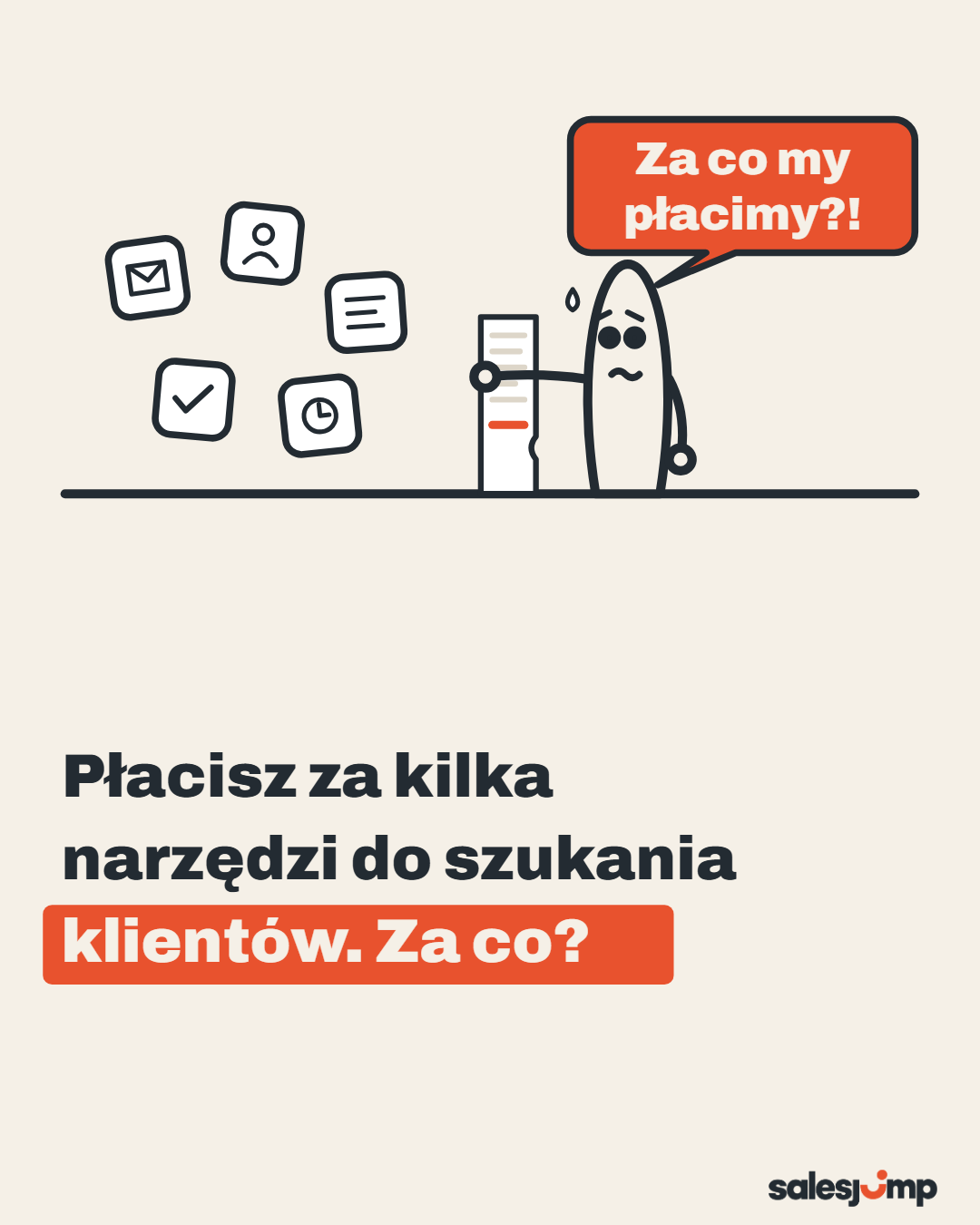 Płacisz za kilka narzędzi do szukania klientów. Za co dokładnie? Manager z długim rachunkiem za aplikacje